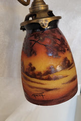 lampe ancienne en bronze