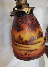 lampe ancienne en bronze