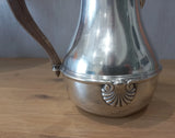 cafetiére en argent massif minerve