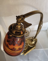 lampe ancienne en bronze