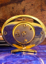 Réveil de table Jaeger-LeCoultre en lapis-lazuli doré