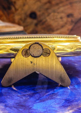Réveil de table Jaeger-LeCoultre en lapis-lazuli doré